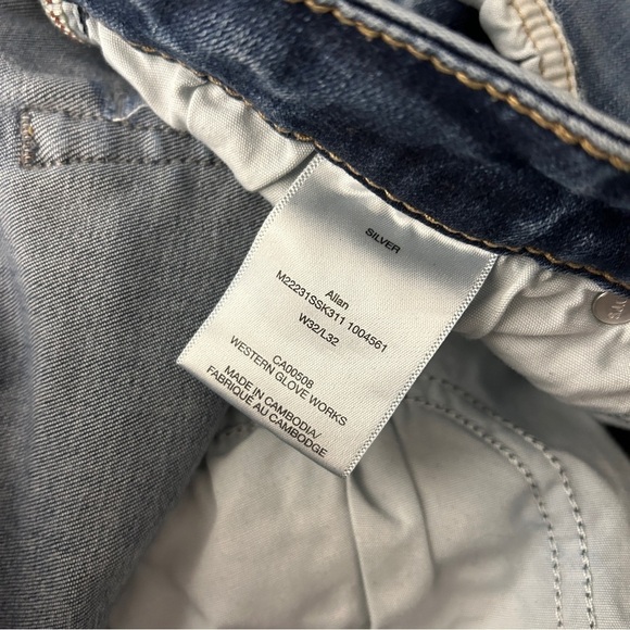 Silver men jeans Allen 32x31 - Picture 6 of 11